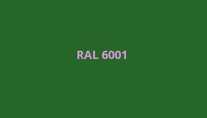 RAL 6001 - Smaragdová zelená
